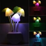 Mushroom Night Light Dusk To Dawn Sensor LED Night Lights Flower Lamp Bedroom Baby Room Lamps For Kids Gifts