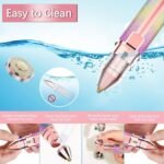 2 in 1 Eyebrow Trimmer | Rechargeable Ladies Eyebrow & Nose Hair Shaver – Portable Facial Hair Remover for Women in Pakistan - Image 4