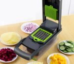 16-in-1 Vegetable Chopper | BPA-Free Stainless Steel Food Slicer - Image 5