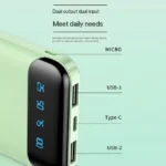 Portable Power Bank 20000mAh – High Capacity with LED Display & Fast Charging Support (Random color) - Image 5