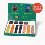 i50 New Model Smart Watch Bundle – 7 Original Straps, 2 Premium Watches & 2 Protective Covers