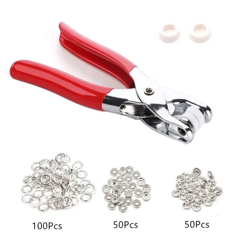 WhatsApp-Image-2025-09-04-at-2.34.47-PM-1.jpeg Plier Tool with 50 Sets Metal Snap Buttons – Thickened Snap Fastener Kit for DIY Crafting, Sewing, Leather, Bags, Clothes & Accessories, Durable & Easy to Use Installation - Image 1