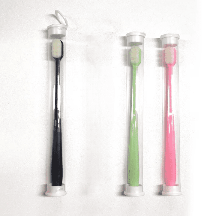 imgi_336_H702525c61d224ca6909f5ad5b26f7e67V_cleanup.png Nano Soft Hair Toothbrush – Gentle Gum Care, Travel-Friendly (With box) - Image 1