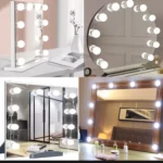 Vanity Mirror Lights - USB Vanity Lights Makeup Lighting 10 Dimmable Light Bulbs - Hollywood Style LED Vanity Mirror Lights Kit for Makeup - Table Bathroom Dressing Room - Image 8