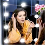 Vanity Mirror Lights - USB Vanity Lights Makeup Lighting 10 Dimmable Light Bulbs - Hollywood Style LED Vanity Mirror Lights Kit for Makeup - Table Bathroom Dressing Room