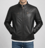 Men’s Premium Black Biker Leather Jacket Best Quality Leather